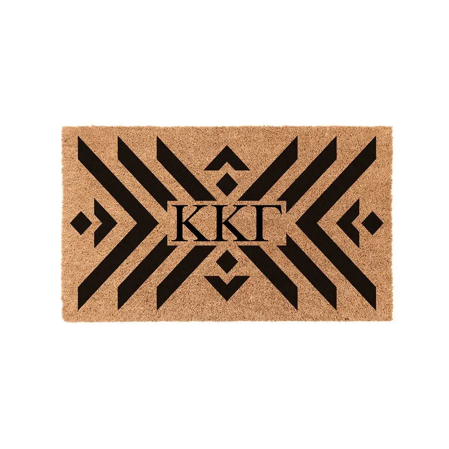 Kappa Kappa Gamma Coir Doormat - Boho Door Mats