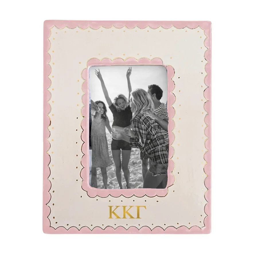 Kappa Kappa Gamma Scallop Picture Frame | KKG Big Little Gifts