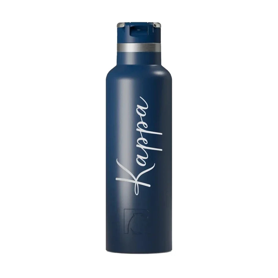 Kappa RTIC 20 oz Journey Ceramic Lined Water Bottle - Script | KKG