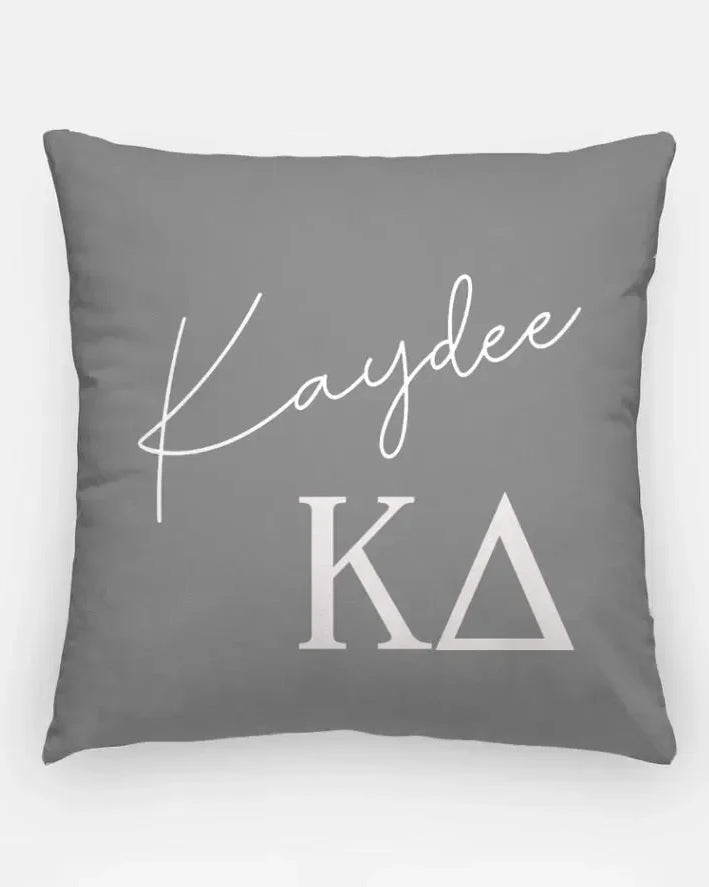 Kaydee 18" Throw Pillow Soft Gray
