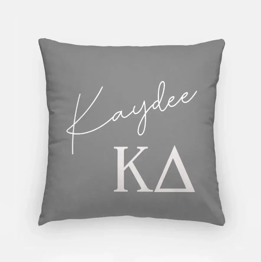 Kaydee 18" Throw Pillow Soft Gray