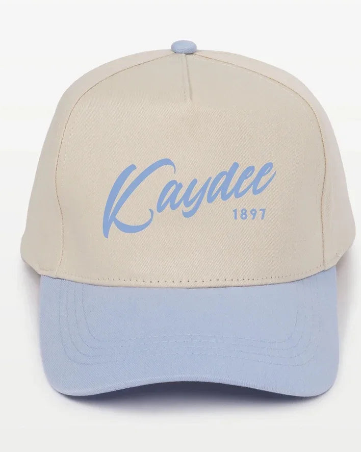 Kaydee Embroidered Two-Tone Baseball Cap - Script 1870 | Custom Gifts