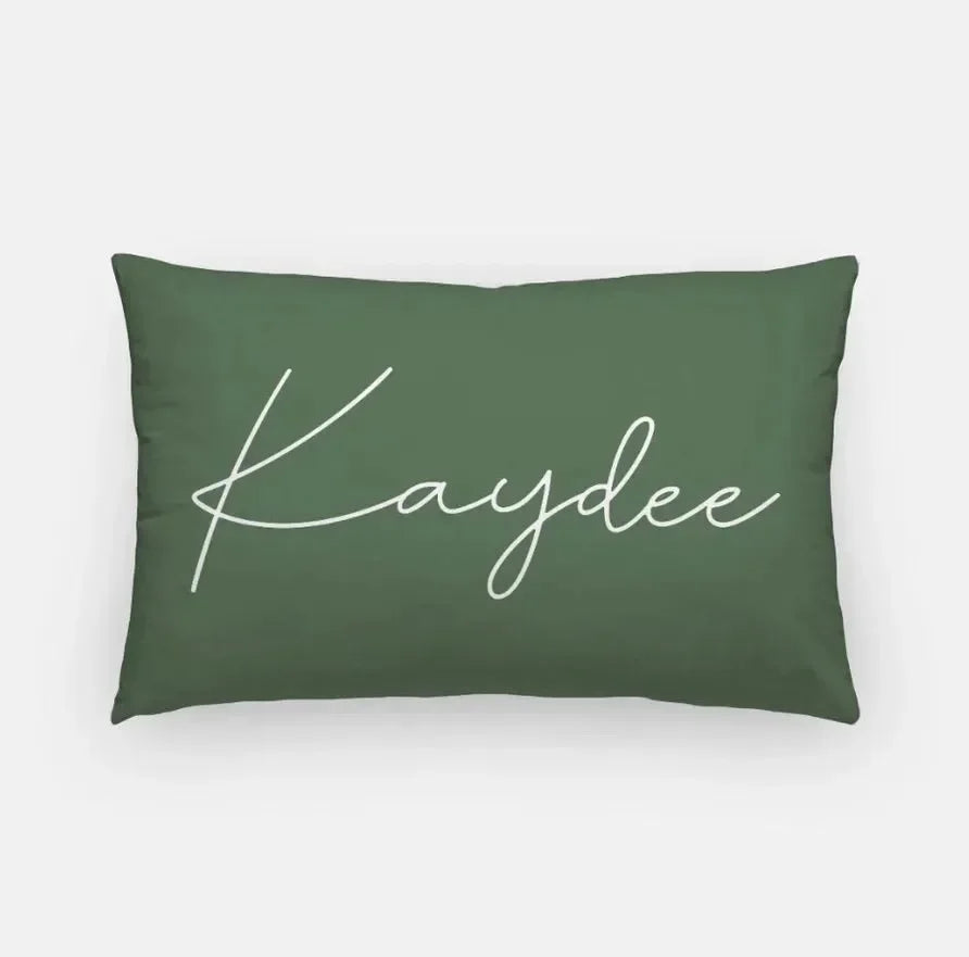 Kaydee Lumbar Pillow Dark Olive