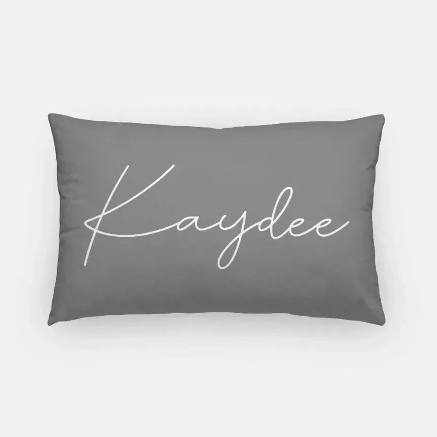Kaydee Lumbar Pillow Gray