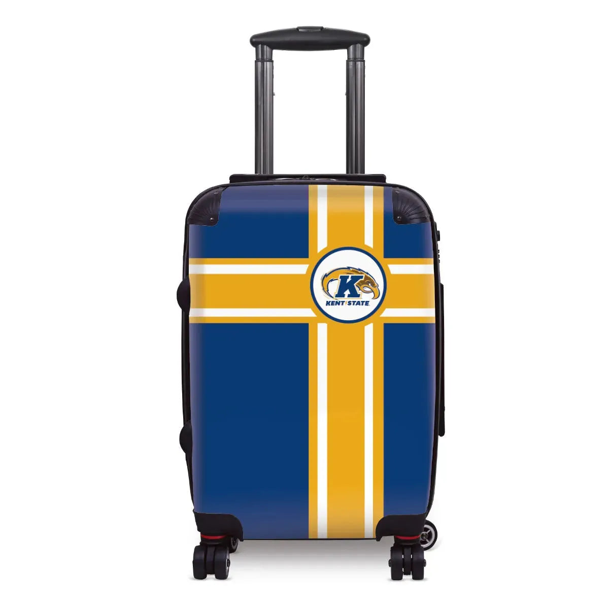 Kent State University Carry-On Suitcase - Cross Stripes Suitcases