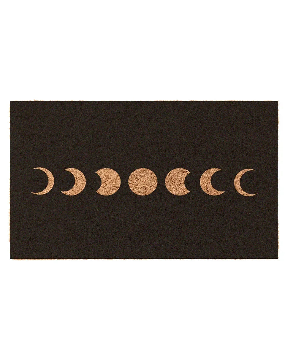 Moon Phase Knockout Coir Doormat Door Mats