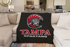 University of Tampa XL 60x80 Spartans Blanket Throw Blankets