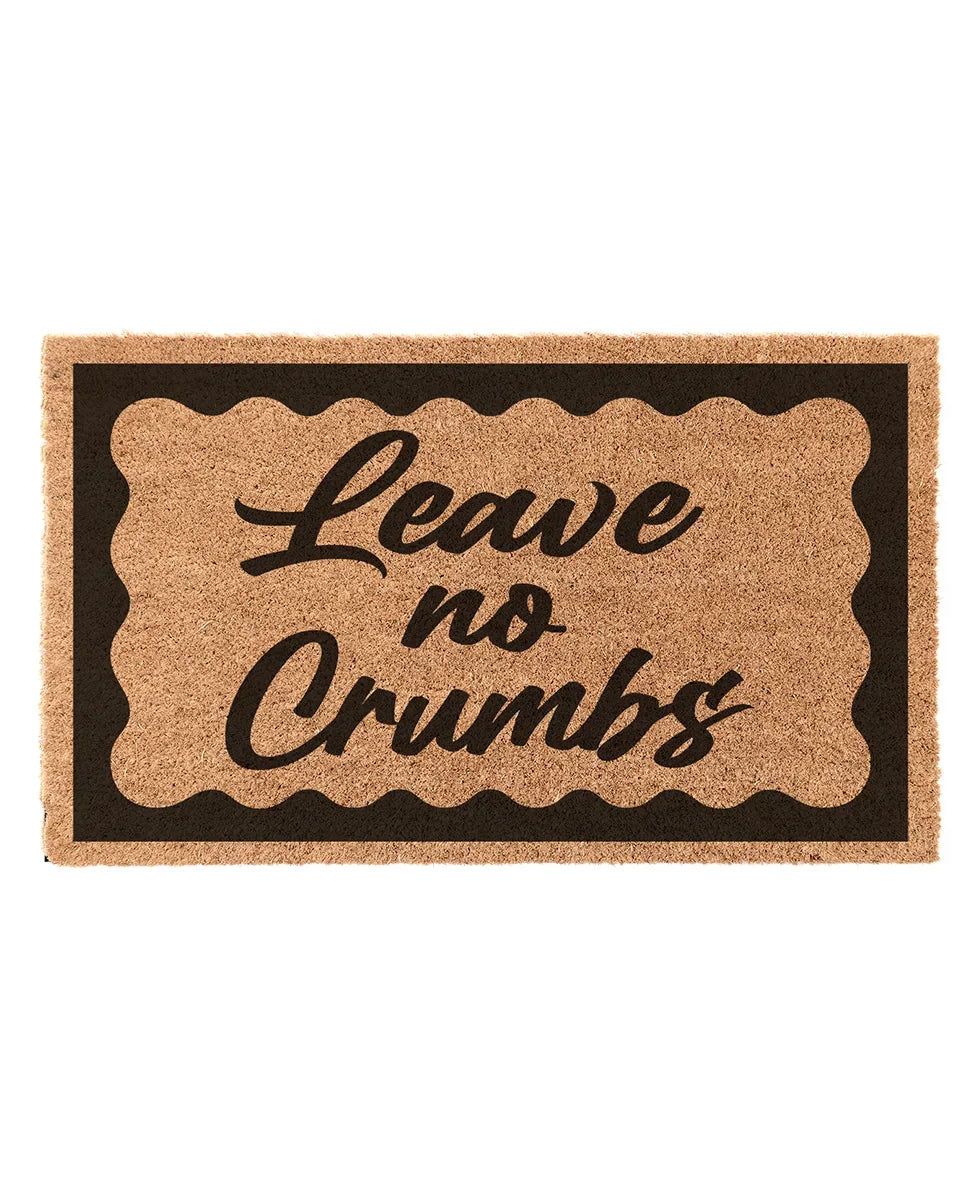 Leave No Crumbs Coir Doormat Door Mats