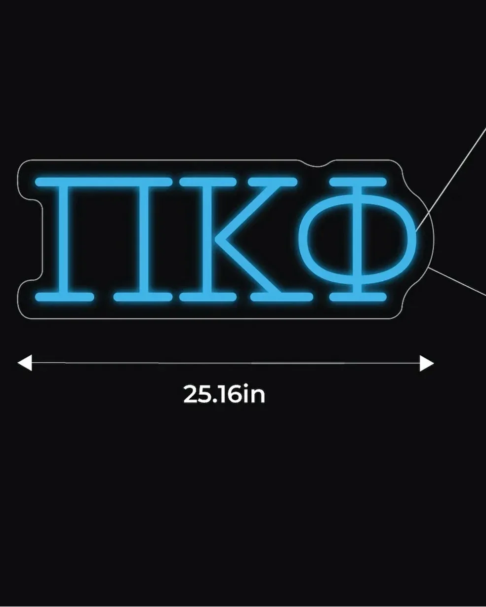 Pi Kappa Phi LED Neon Sign w/ Dimmer Neon Signs
