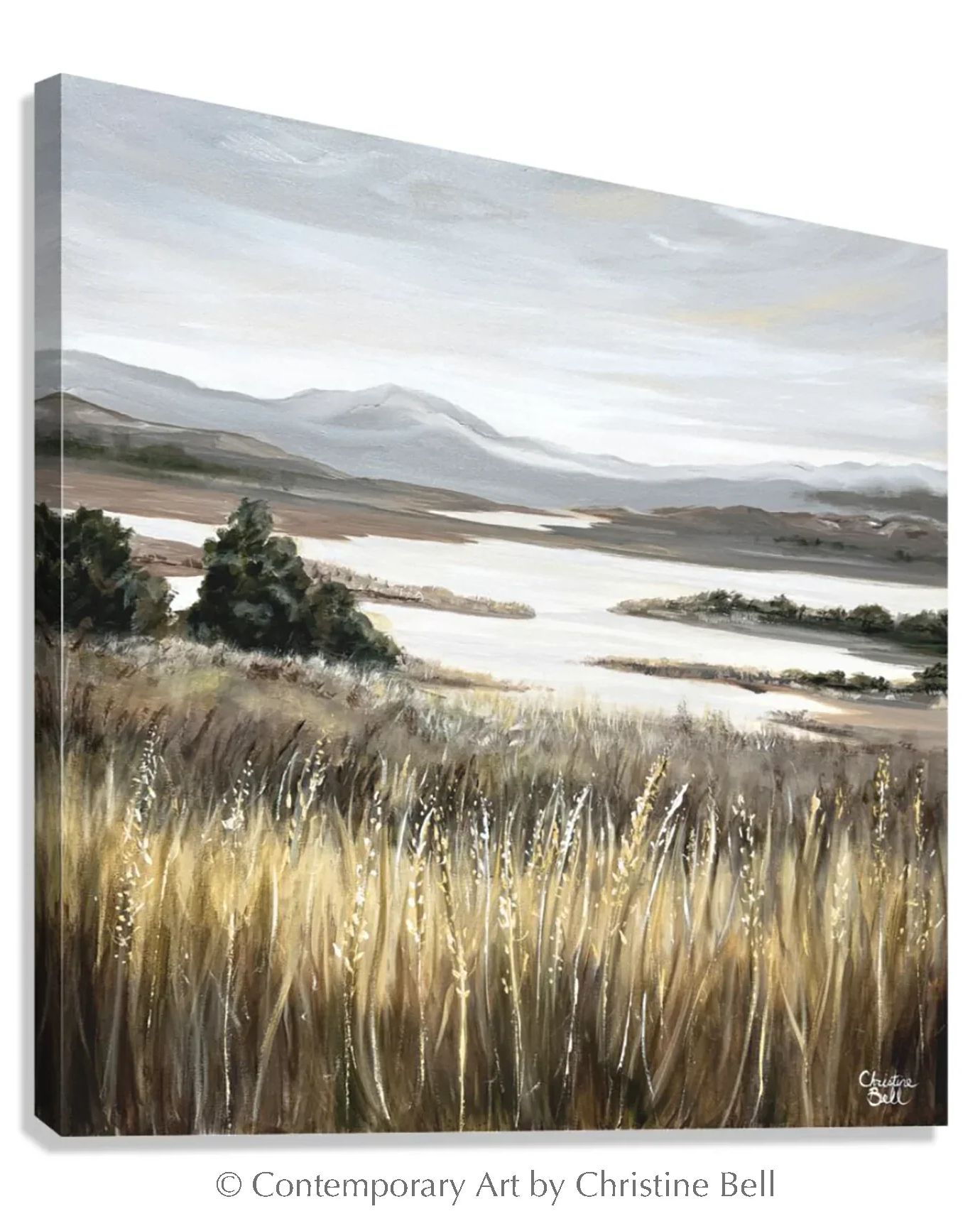 Coastal Meadow "Peaceful Outlook" GICLÉE PRINT Landscape