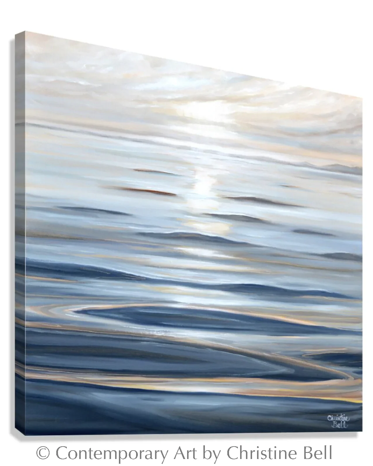 Calm Waters GICLEE PRINT Seascape Print | Canvas | Coastal Dorm Decor