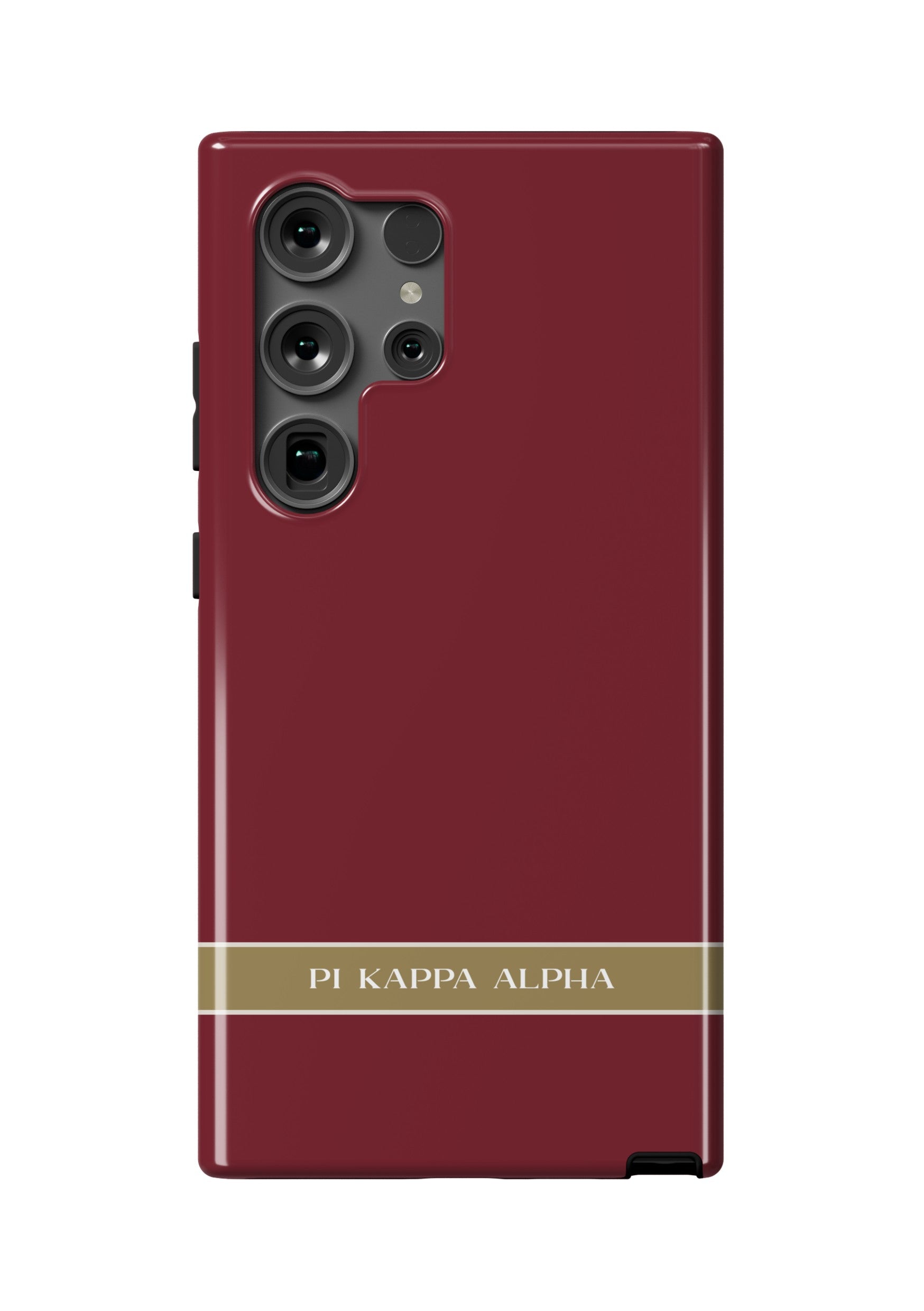PI Kappa Alpha Samsung Galaxy 25, 24, 23 Mobile Phone Case - Garnet Gloss Mobile Phone Cases