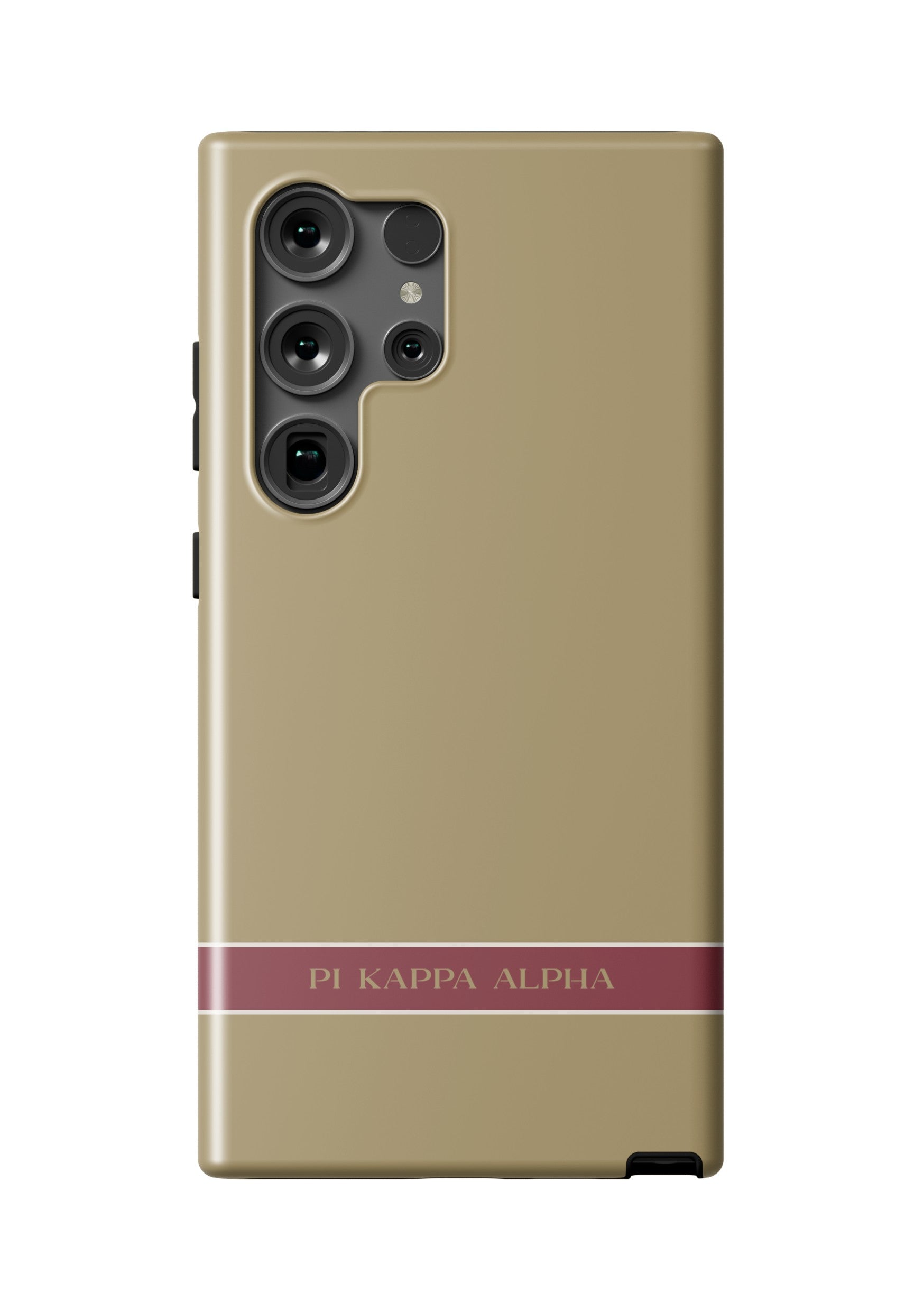 Pi Kappa Alpha Samsung Galaxy 25, 24, 23 Mobile Phone Case - Gold Matte Mobile Phone Cases