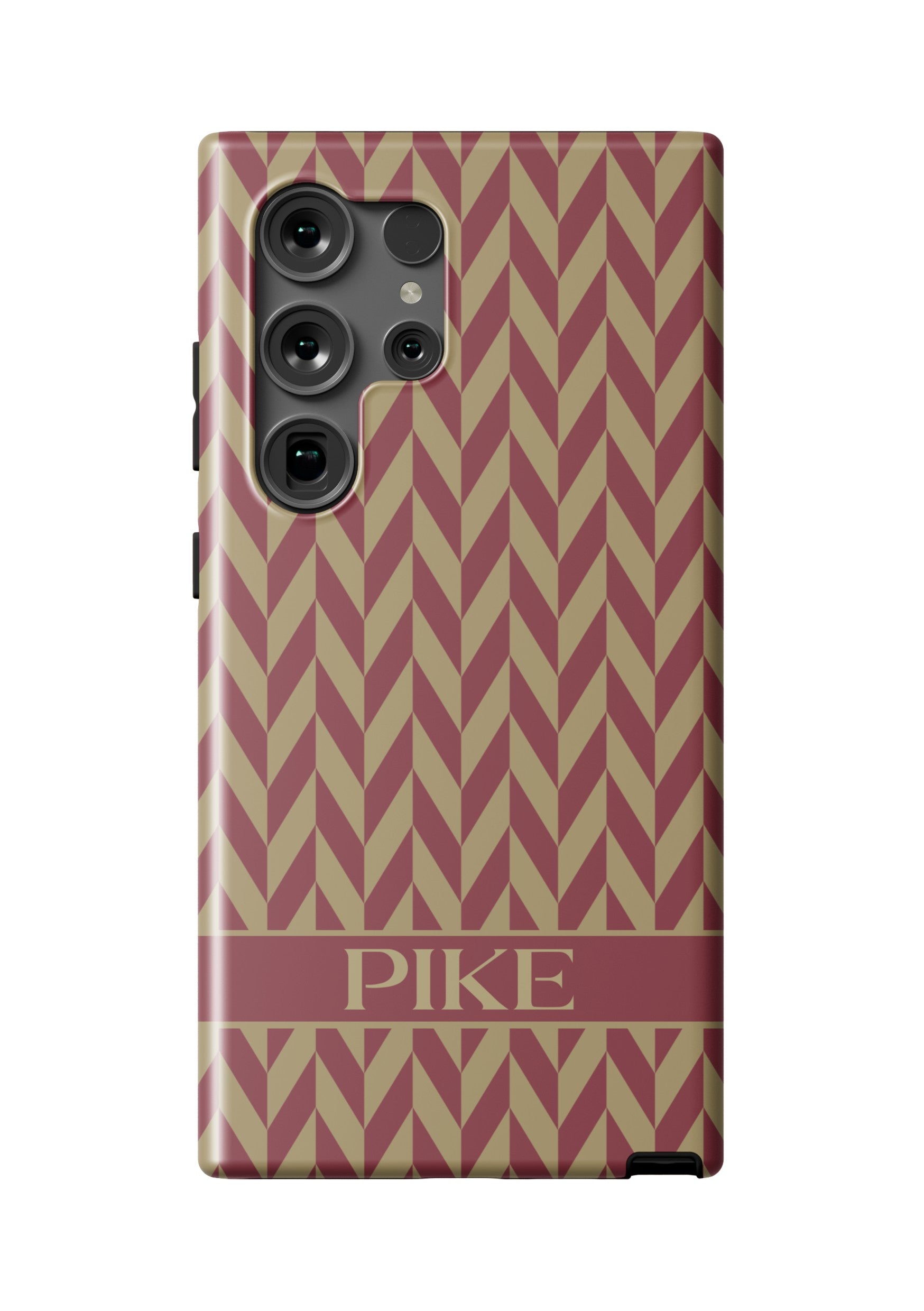 PIKE Samsung Galaxy 25, 24, 23 Mobile Phone Case - Zig Zag Matte Mobile Phone Cases