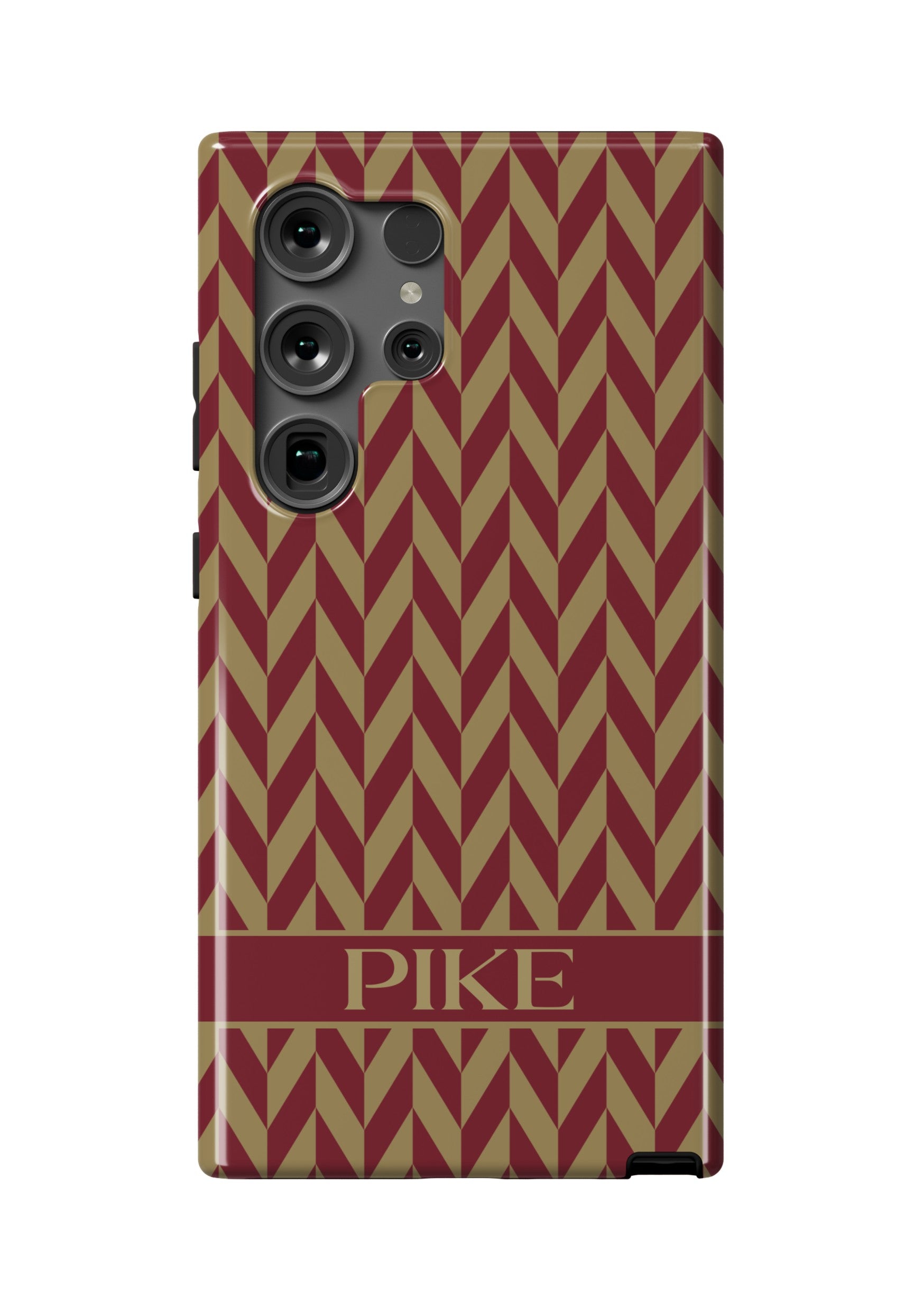 PIKE Samsung Galaxy 25, 24, 23 Mobile Phone Case - Zig Zag Gloss Mobile Phone Cases