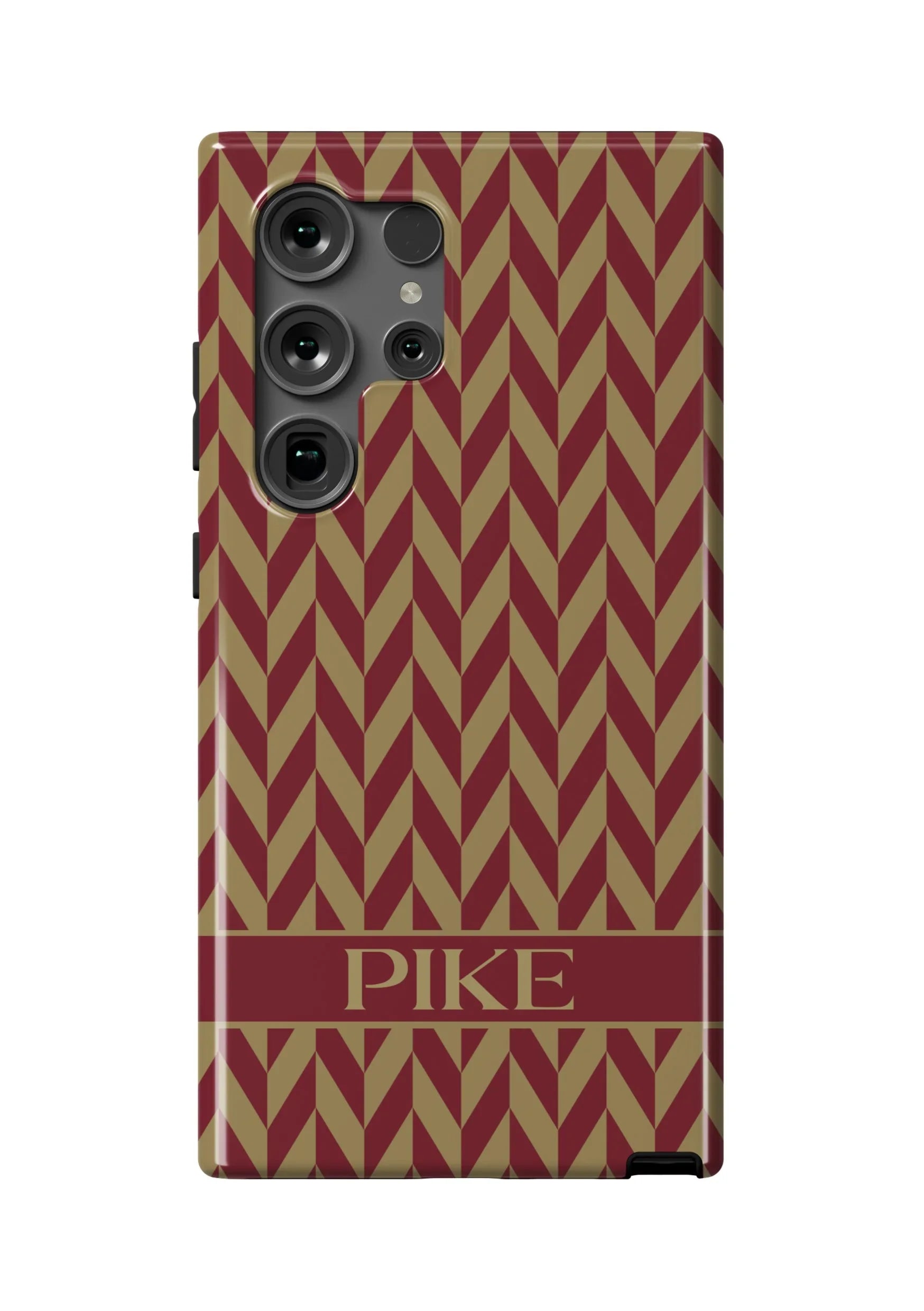 PIKE Samsung Galaxy 25, 24, 23 Mobile Phone Case - Zig Zag Gloss Mobile Phone Cases