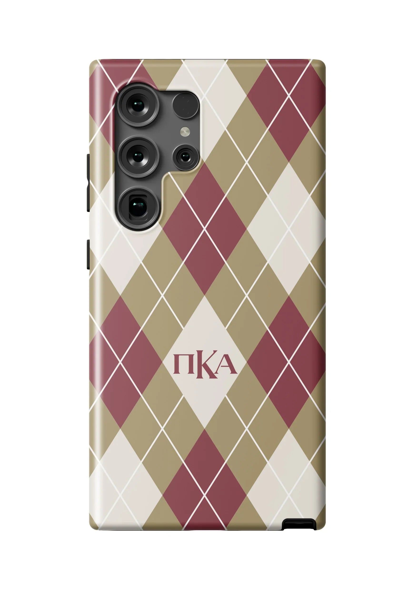 PIKE Samsung Galaxy 25, 24, 23 Mobile Phone Case - Argyle Matte Mobile Phone Cases