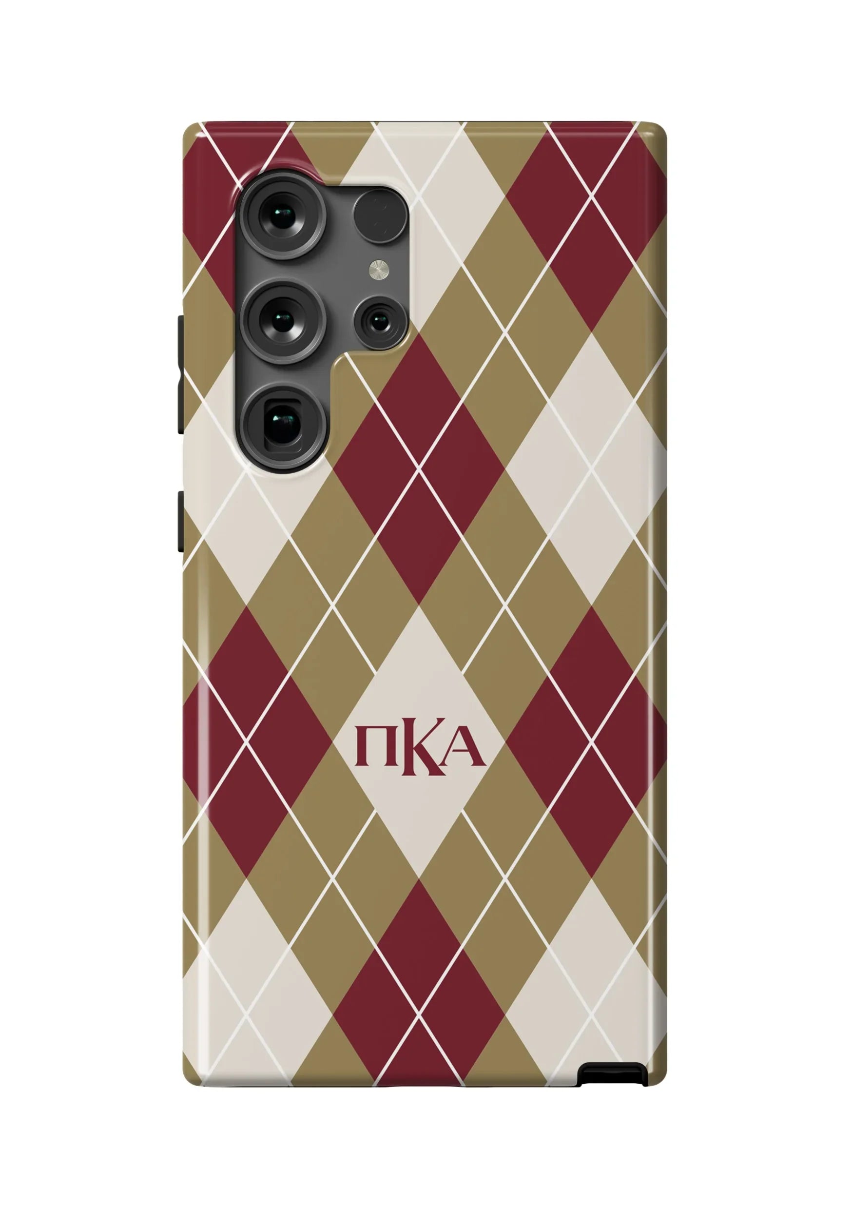 PIKE Samsung Galaxy 25, 24, 23 Mobile Phone Case - Argyle Gloss Mobile Phone Cases