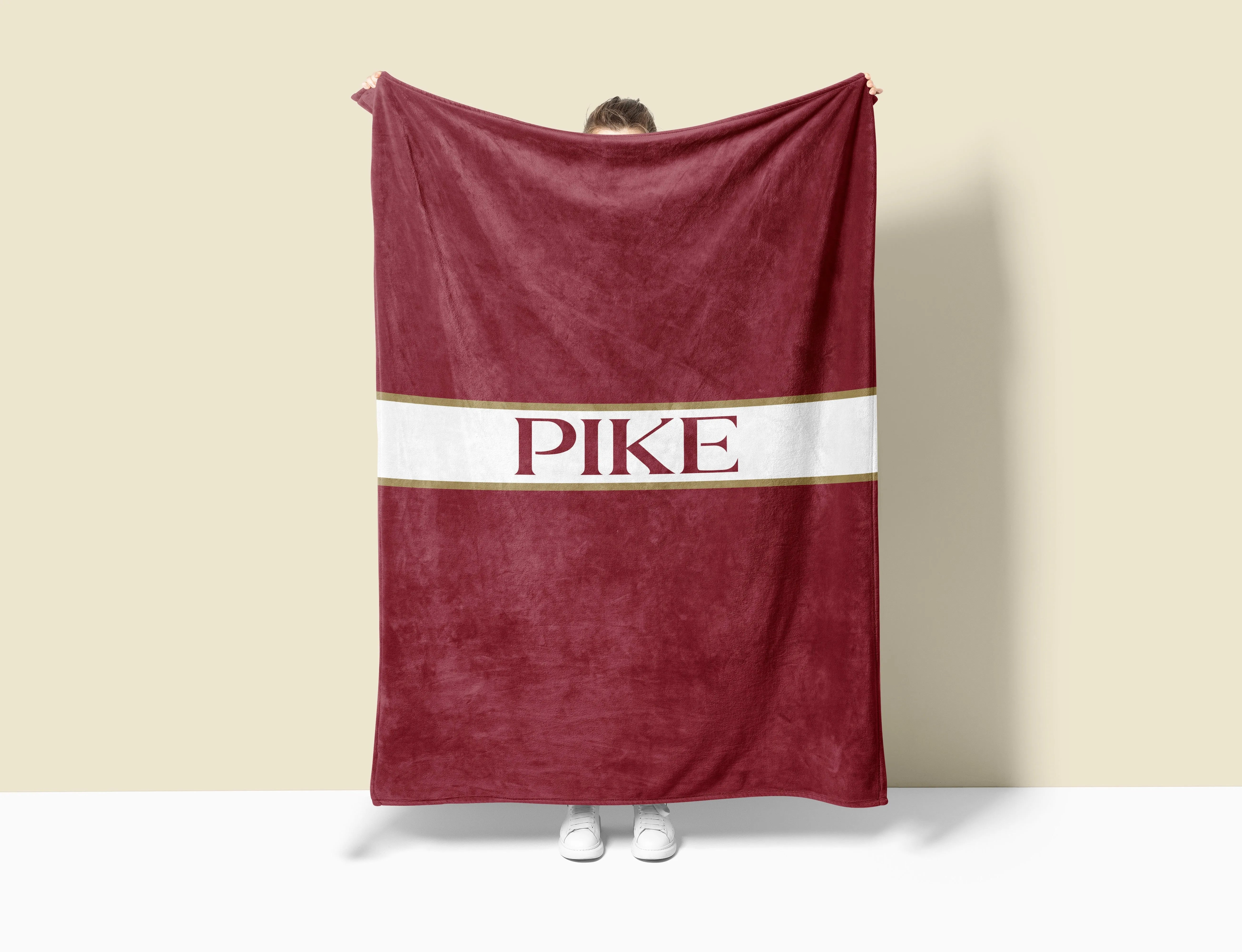 PIKE XL 60x80 Blanket Center Band | Official Pi Kappa Alpha Merch