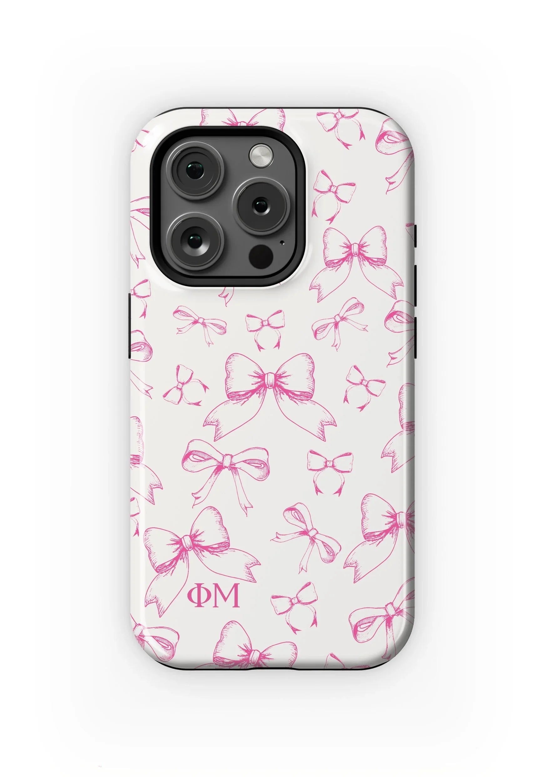 Phi Mu iPhone 16, 15, 14 Mobile Phone Case - Bows | Gifts