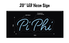 Pi Phi LED Neon Script Sign w/ Dimmer Neon Signs