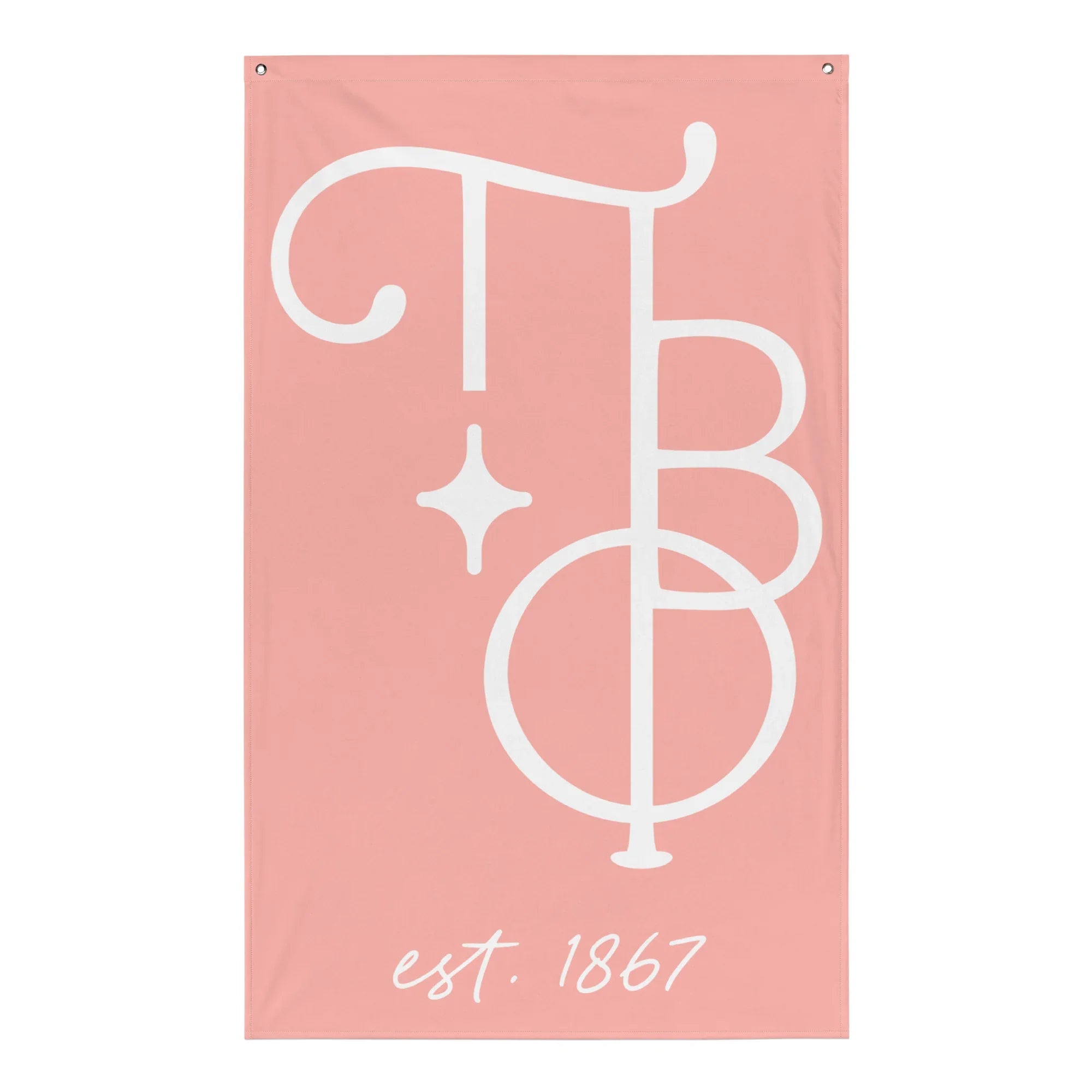 Pi Beta Phi Greek Letters Flag | Pi Phi Dorm Decor | Sorority Gifts