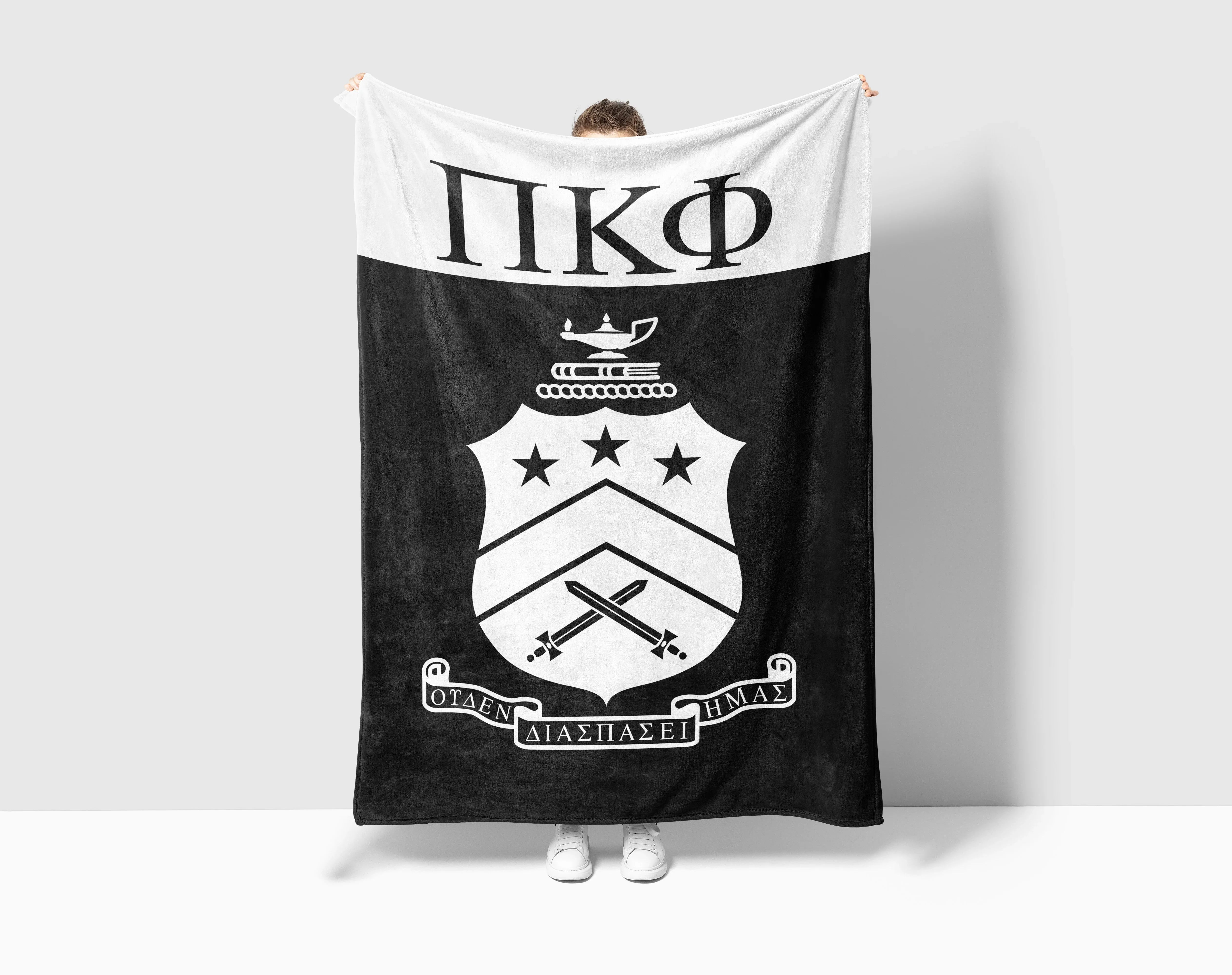 Pi Kappa Phi XL 60x80 Blanket - Coat of Arms | Official Greek Gifts