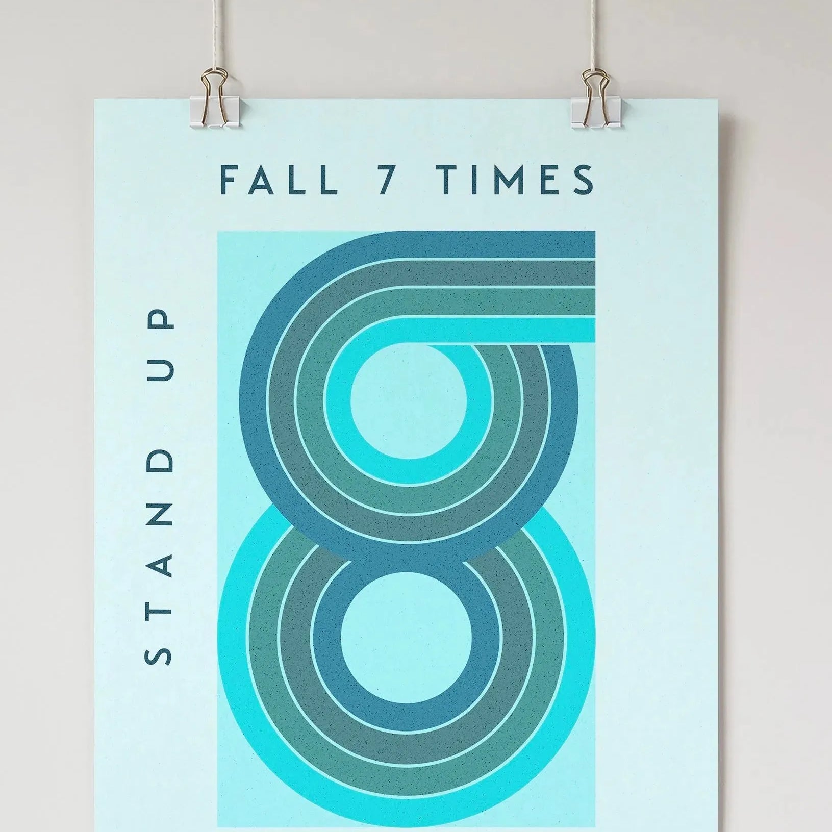 16x20 Stand Up 8 Poster Aqua Wall Art & Signs