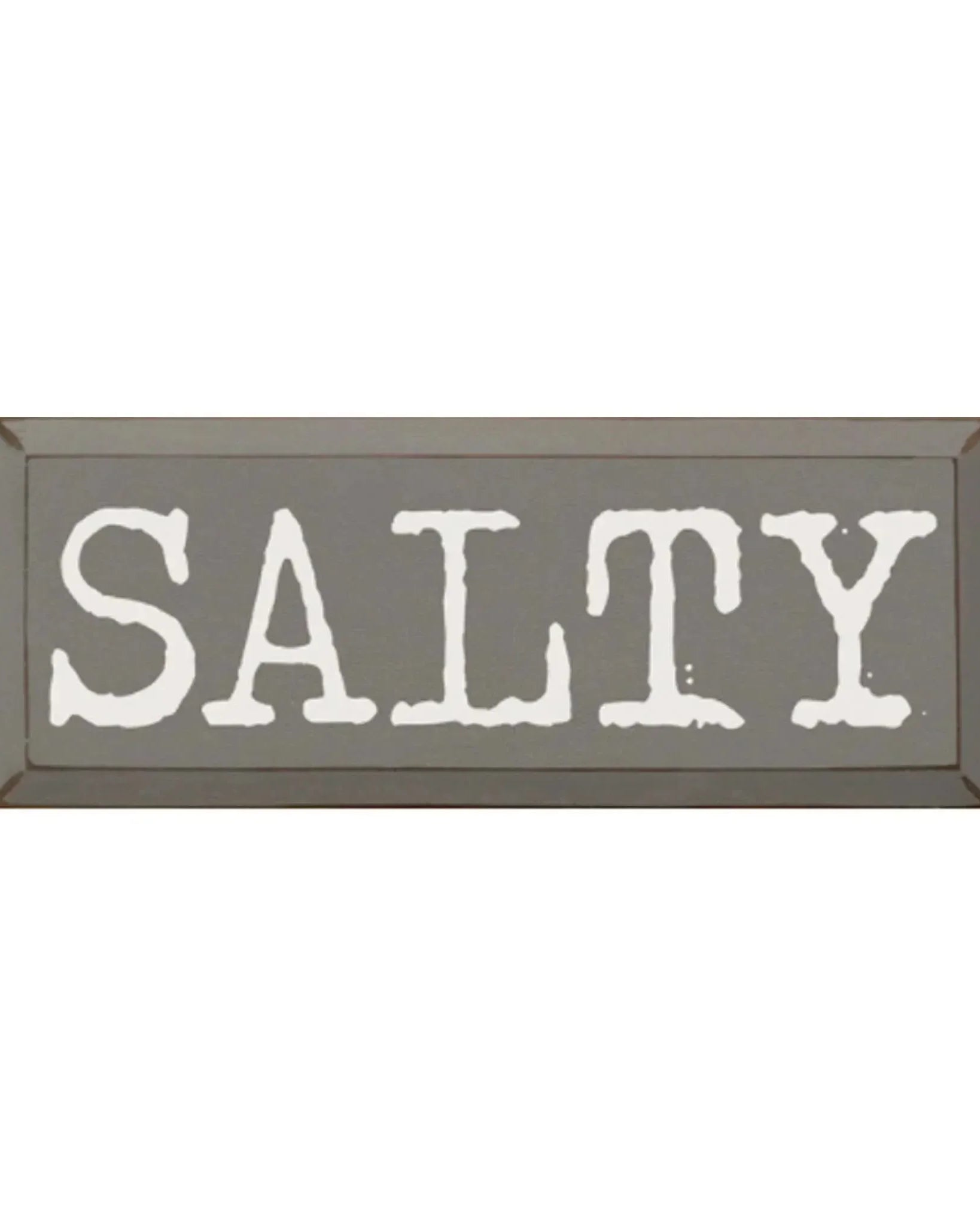 Beach Sign - Salty! - 7"x18" Wall Art & Signs