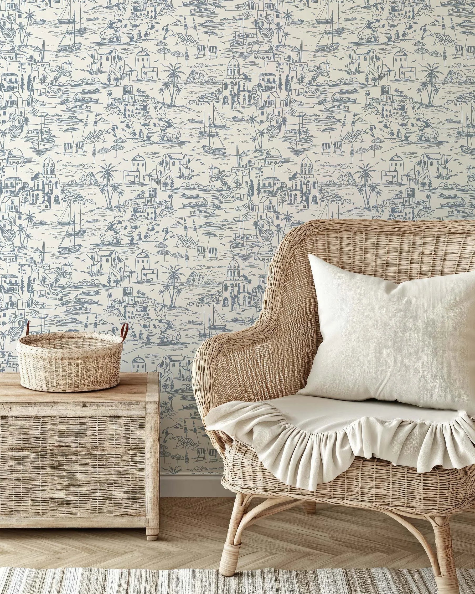 Nico Peel & Stick Wallpaper - Hufton Studio | Dorm & Renter Decor Hack
