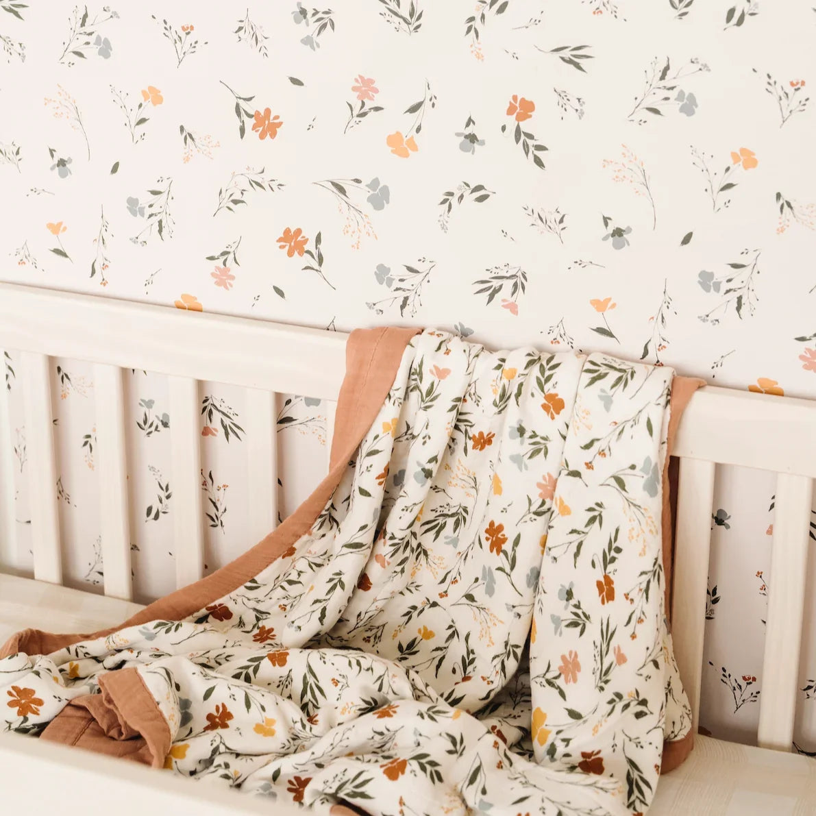 Fleurs Peel & Stick Wallpaper by Saranoni | Dorm & Renter Friendly | Campus Greek Fit