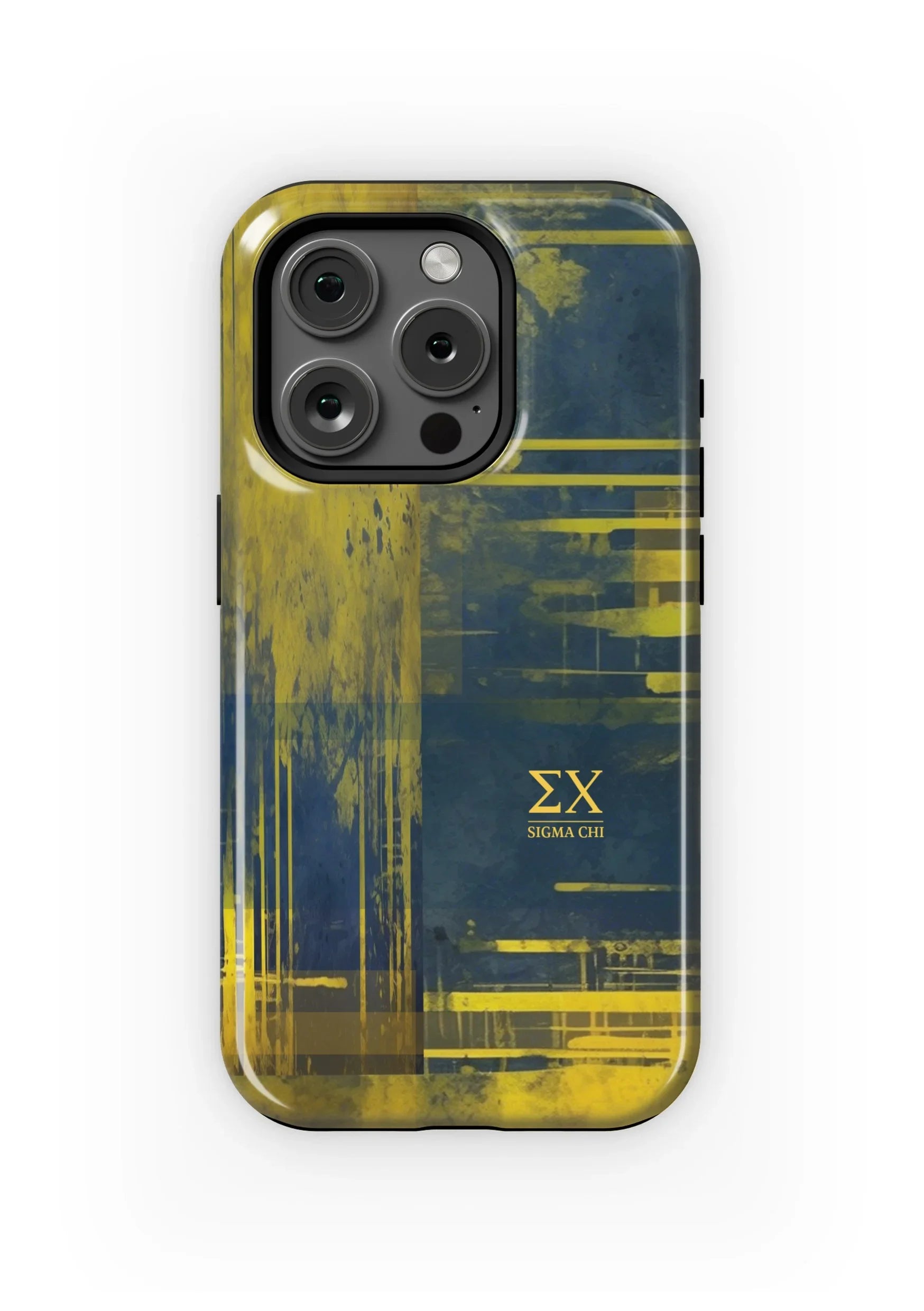 Sigma Chi iPhone 16, 15, 14, 13 Mobile Phone Case - Grunge Gloss Mobile Phone Cases