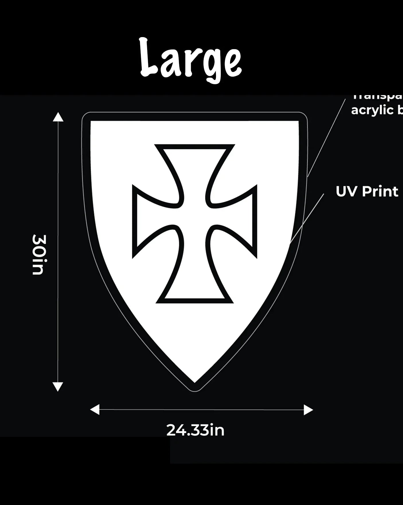 Sigma Chi Shield UV LED Neon Sign w/ Dimmer | Dorm Wall Art