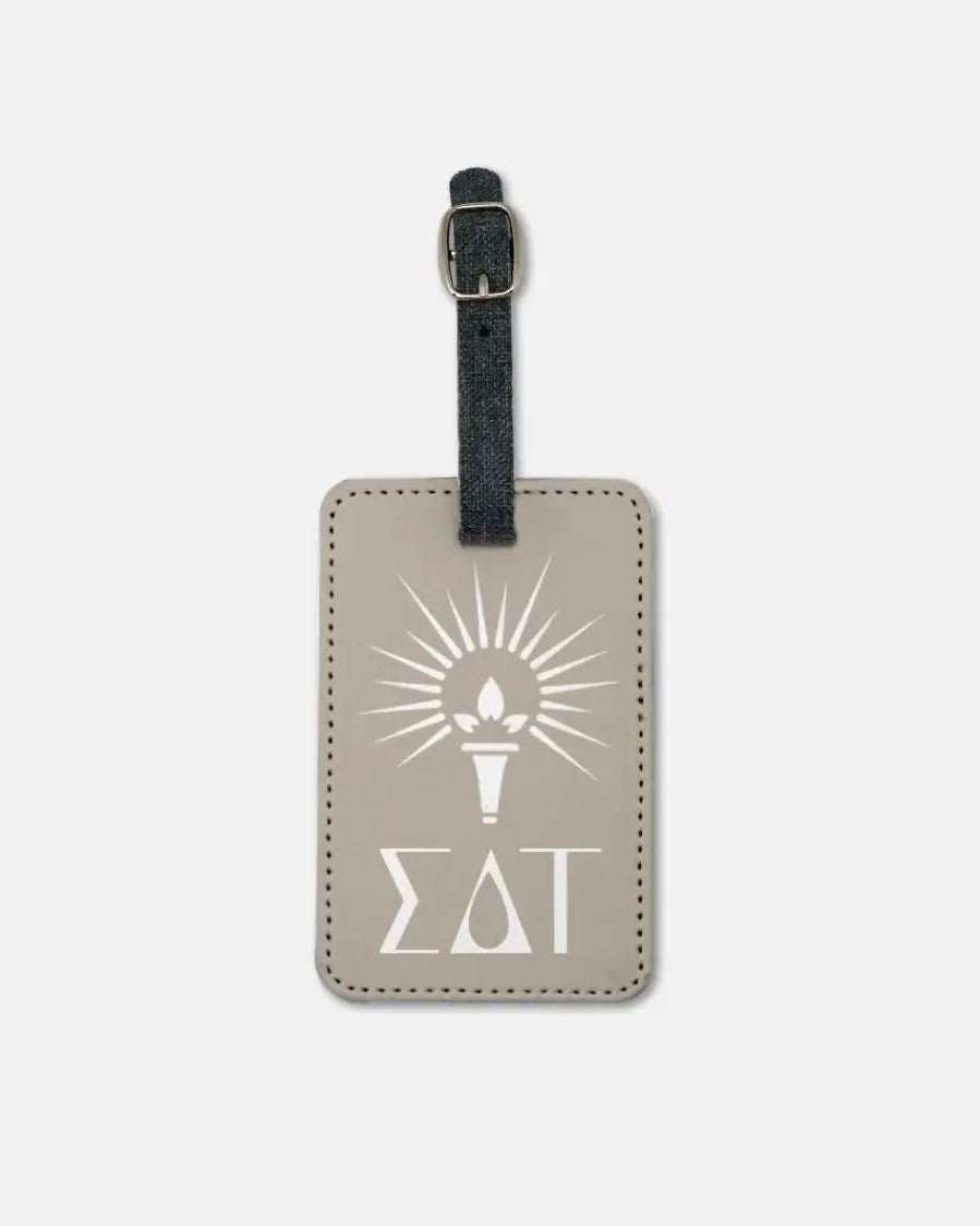 Sigma Delta Tau (Set of 2) Luggage Tag Cafe Luggage Tags