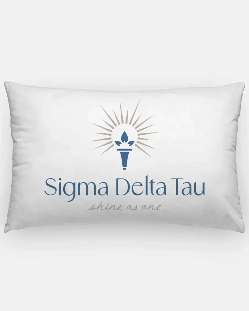 Sigma Delta Tau Lumbar Pillow Cover Full Color