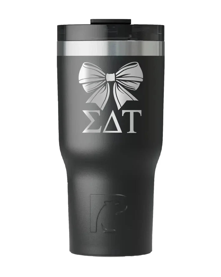 Sigma Delta Tau RTIC 20 oz Essential Ceramic Lined Tumbler - Bow
