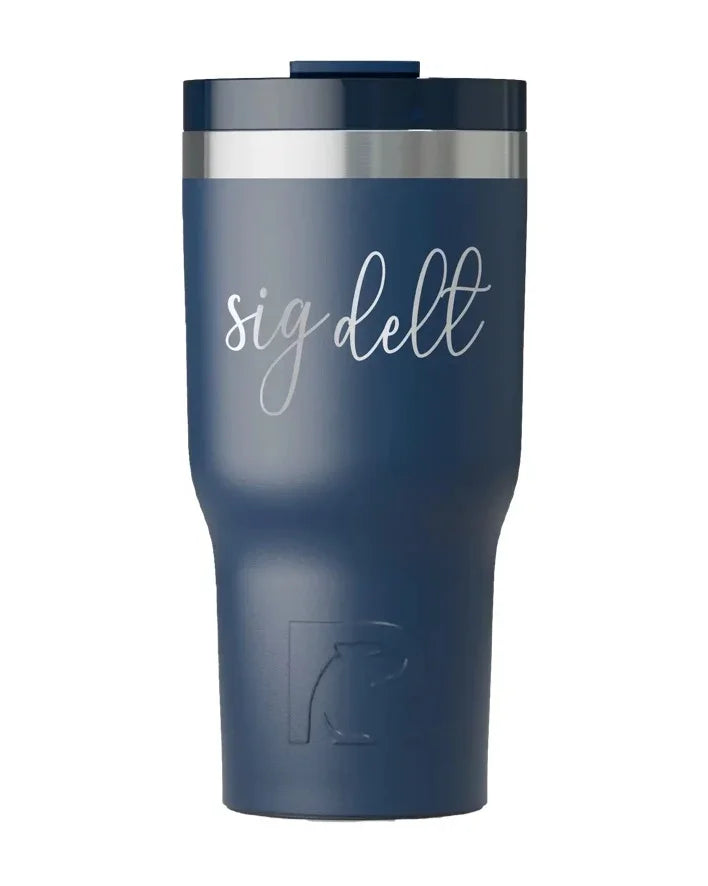 Sigma Delta Tau RTIC 20 oz Essential Ceramic Lined Tumbler - Script