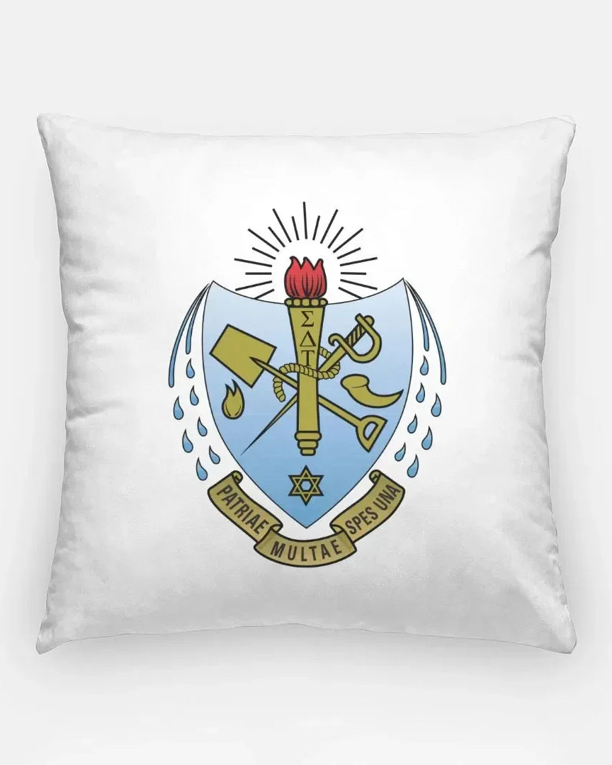 Sigma Delta Tau Throw Pillow - Crest 18"