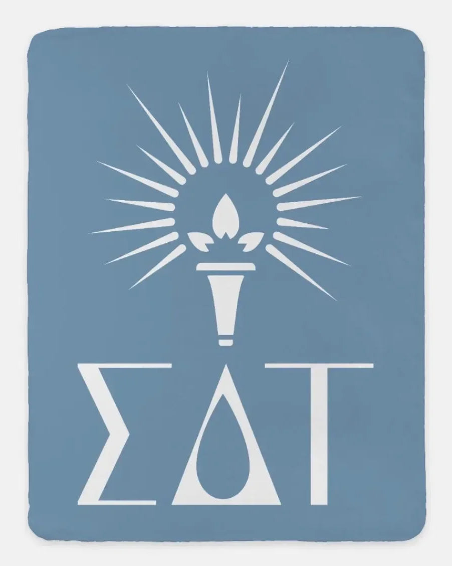 Sigma Delta Tau XL 60x80 Sherpa Throw
