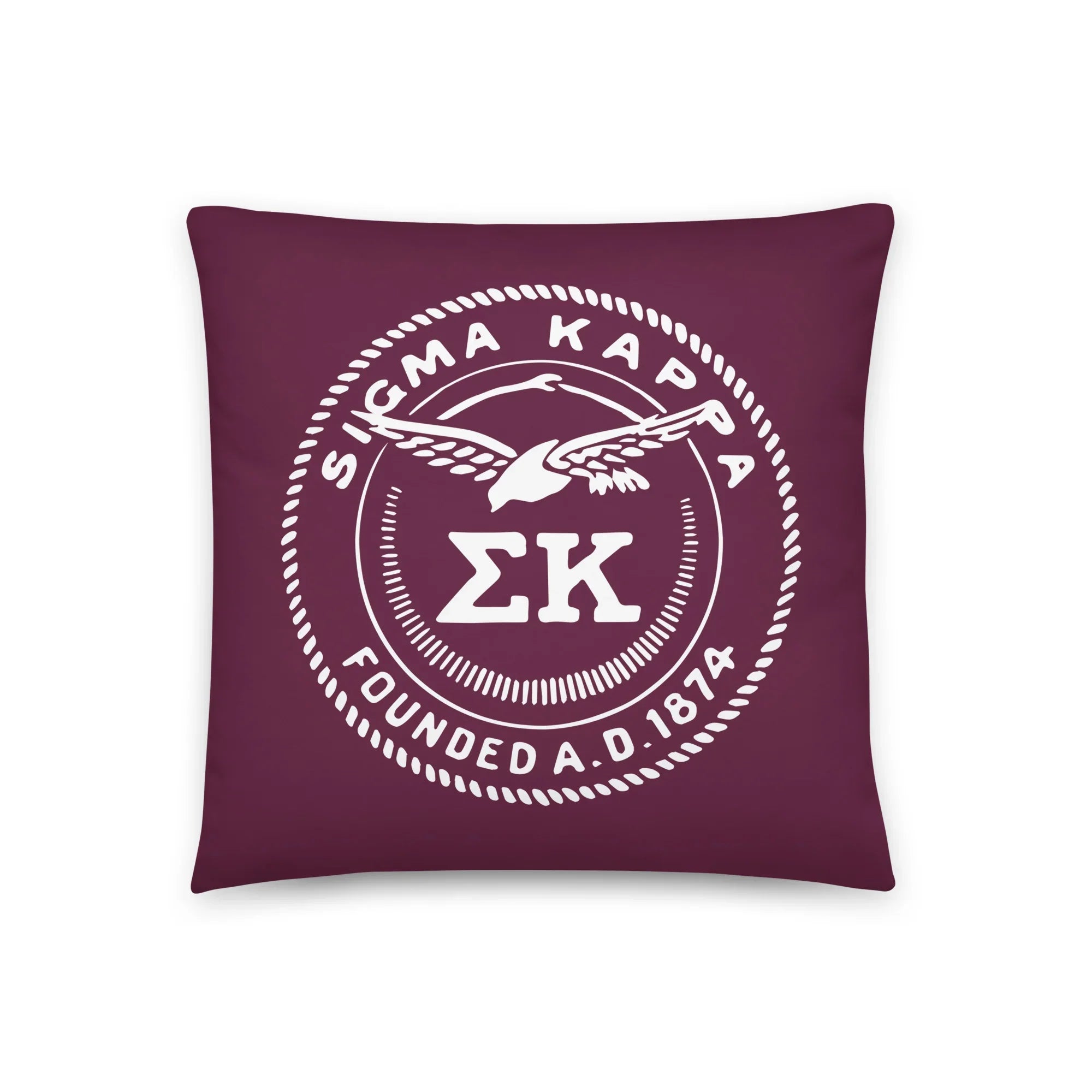 Sigma Kappa 18" Throw Pillow - Official Seal
