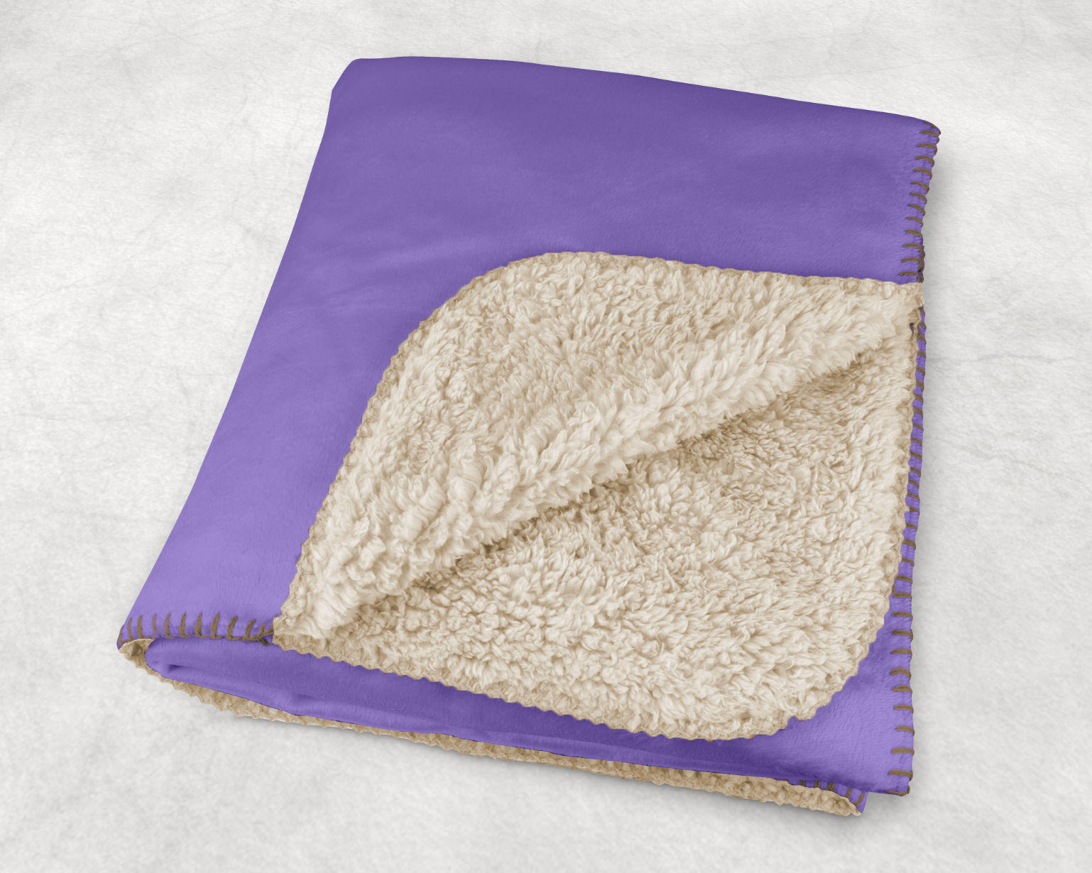 Sigma Kappa XL 60x80 Sherpa Throw Blanket 1874 Lavender