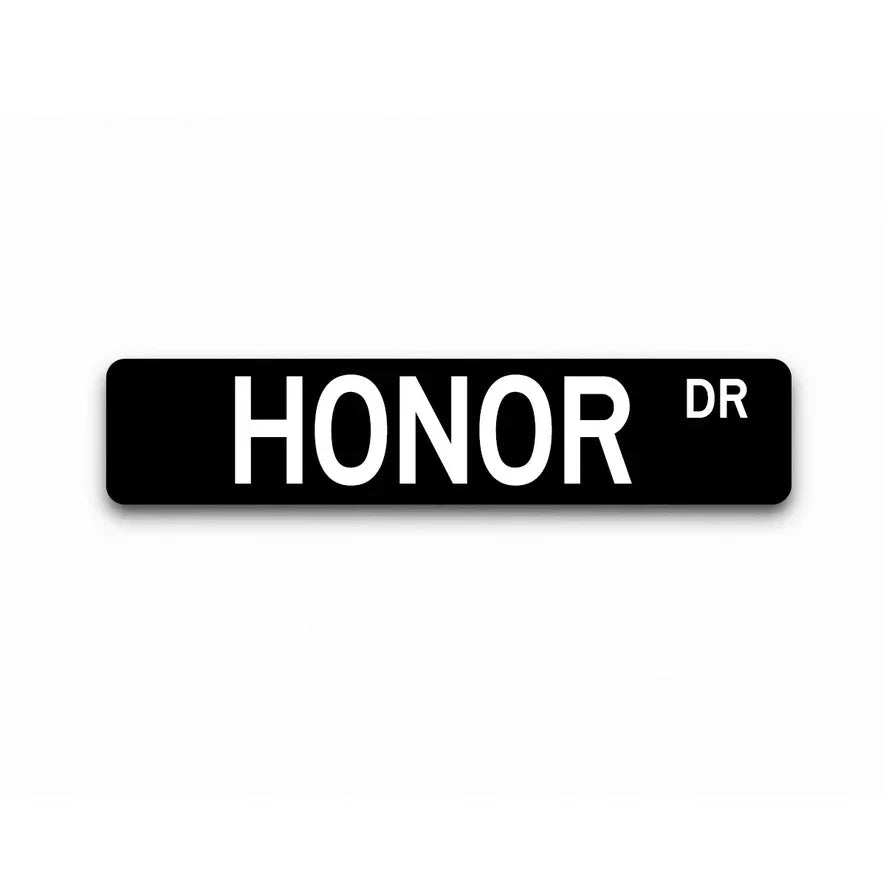 Sigma Nu Honor Metal Street Dorm Sign