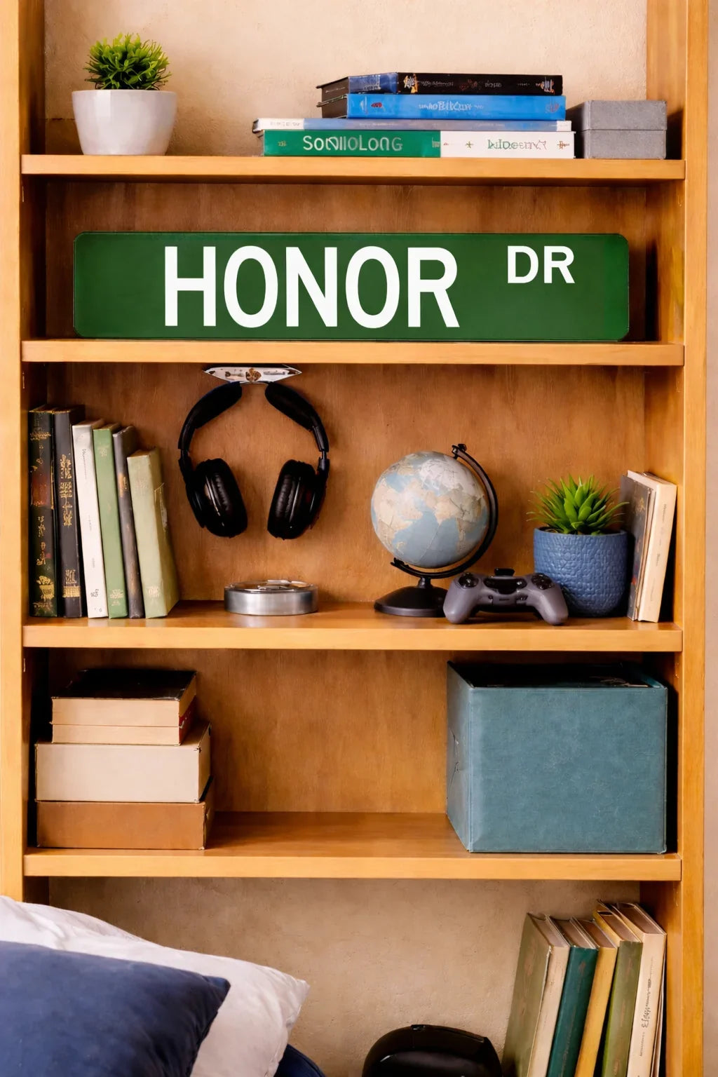 Sigma Nu Honor Metal Street Dorm Sign - Green