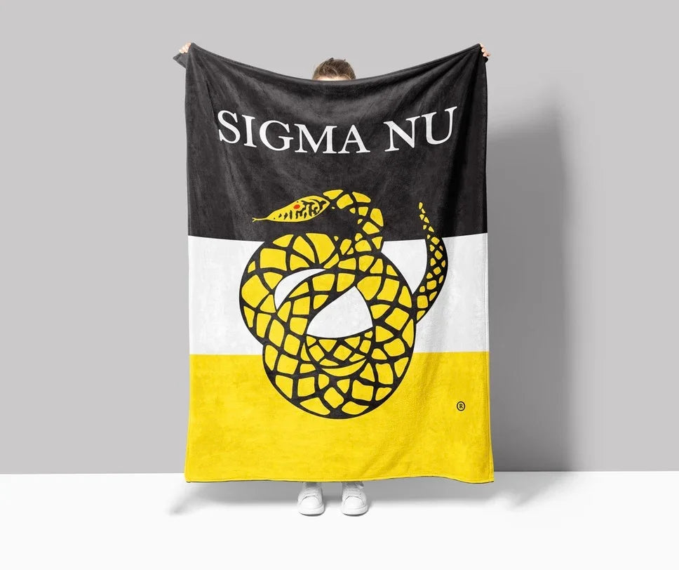 Sig Nu XL 60x80 Blanket - Flag | Official Fraternity Merch | Gifts