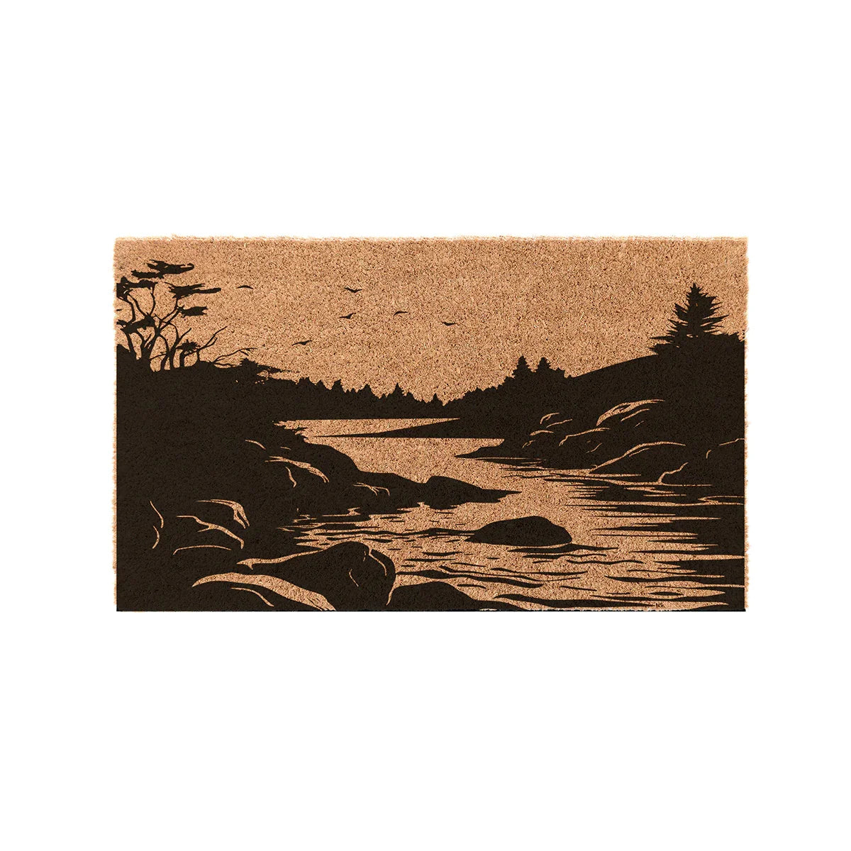 Stream Landscape Coir Doormat Door Mats
