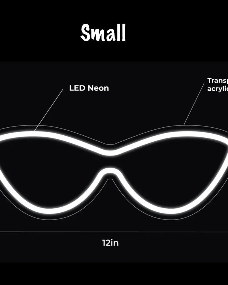 Sunglasses LED Neon Sign w/ Dimmer Neon Signs