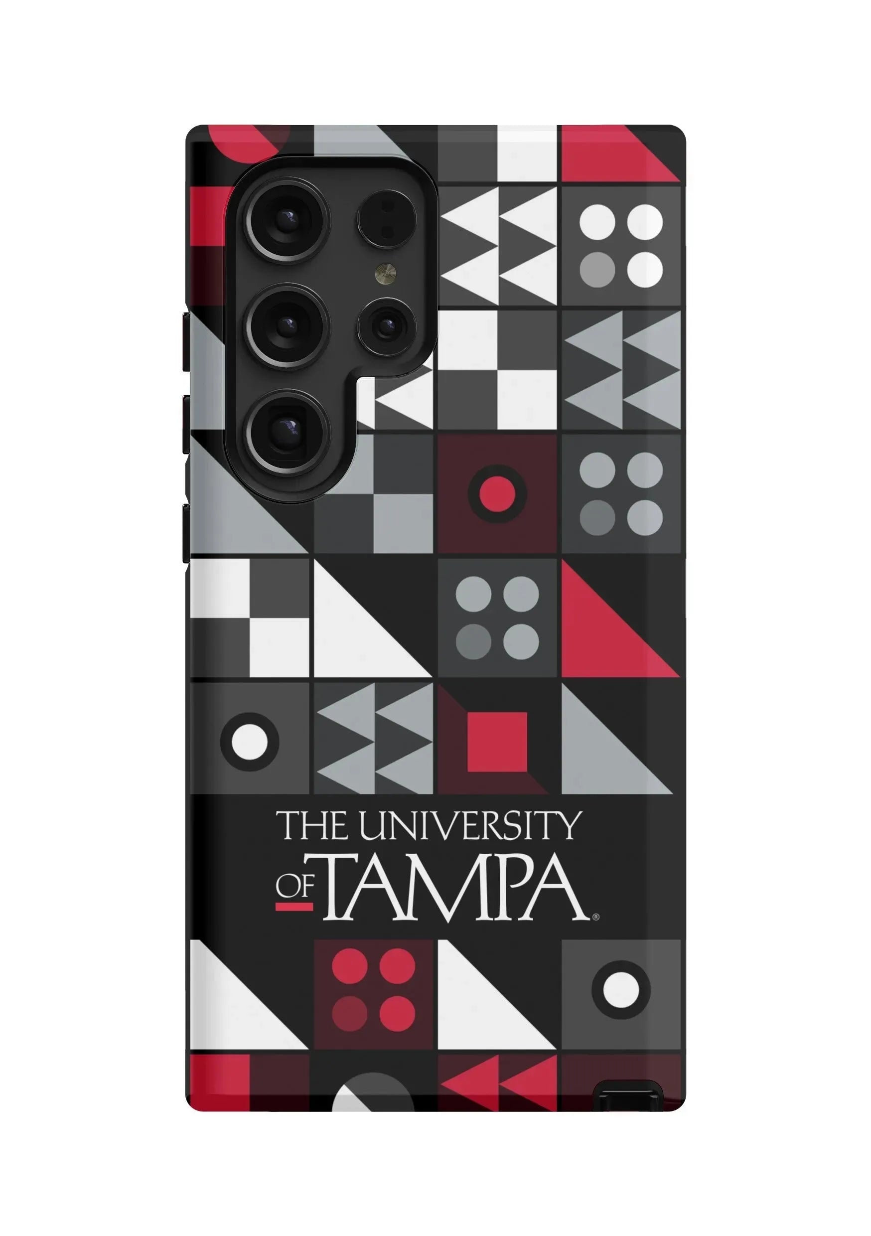University of Tampa Samsung Galaxy 24, 23 Mobile Phone Case - Geo Gloss Mobile Phone Cases