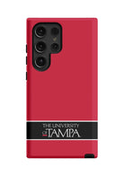 University of Tampa Samsung Galaxy 24, 23 Mobile Phone Case - Red Gloss Mobile Phone Cases