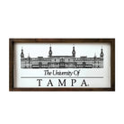 University of Tampa Plant Hall Wood Sign- 12"x24" Wall Art & Signs