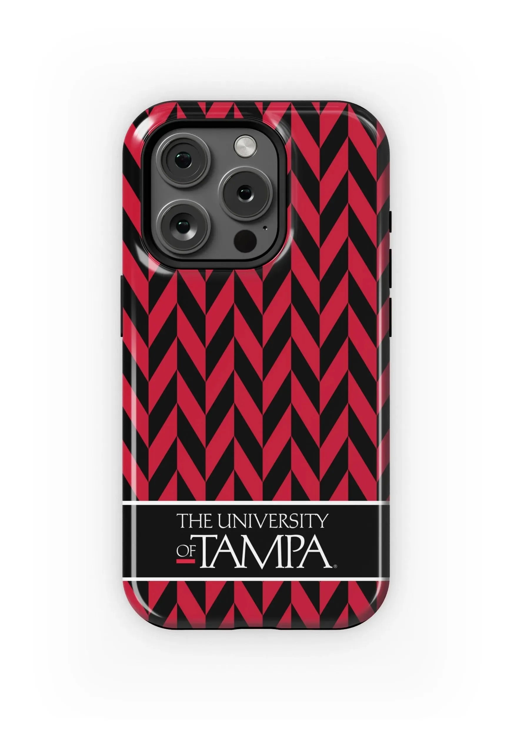 University of Tampa iPhone 15, 14, 13 Mobile Phone Case - Zig Zag Gloss Mobile Phone Cases